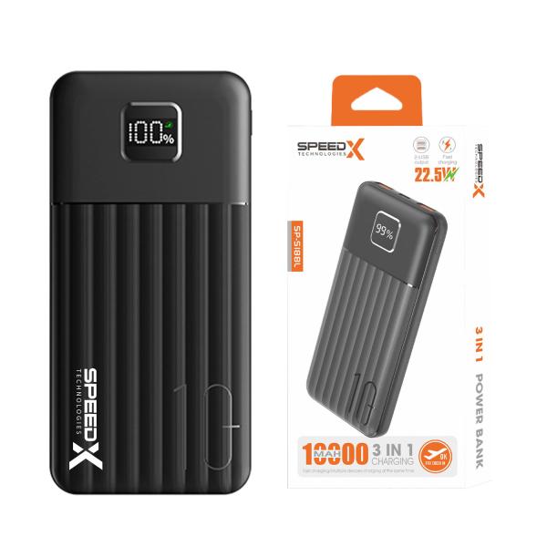 SPEEDX SP-S288L 3IN1 (22.5W) 20000MAH FAST CHARGING POWER BANK